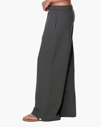 CloudSoft Wide Leg Jogger Green  | TKEES Value