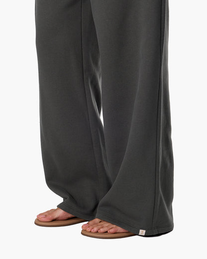 CloudSoft Wide Leg Jogger Green  | TKEES Value