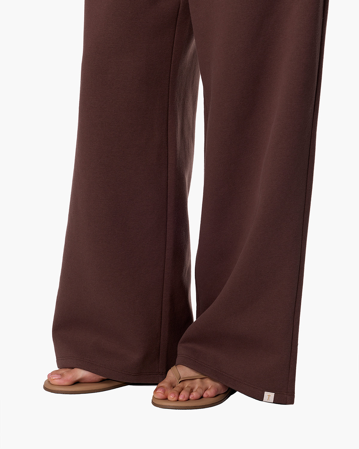 CloudSoft Wide Leg Jogger Dark Chocolate  | TKEES Premium