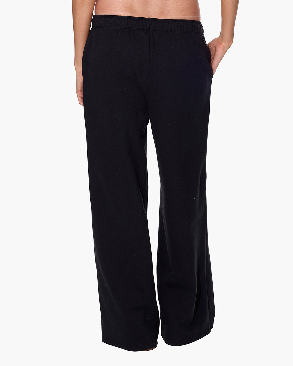 CloudSoft Wide Leg Jogger Black  | TKEES Best Seller