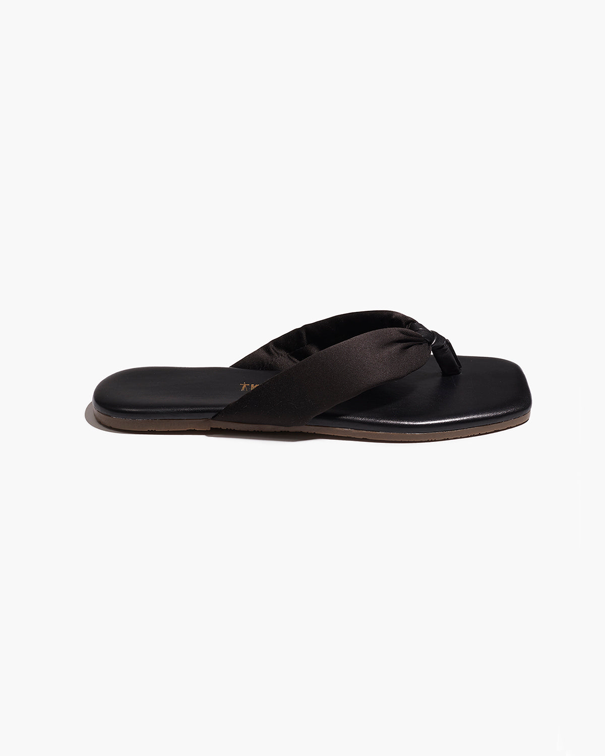 Lennon Leather Flip Flops in Sable | TKEES Popular