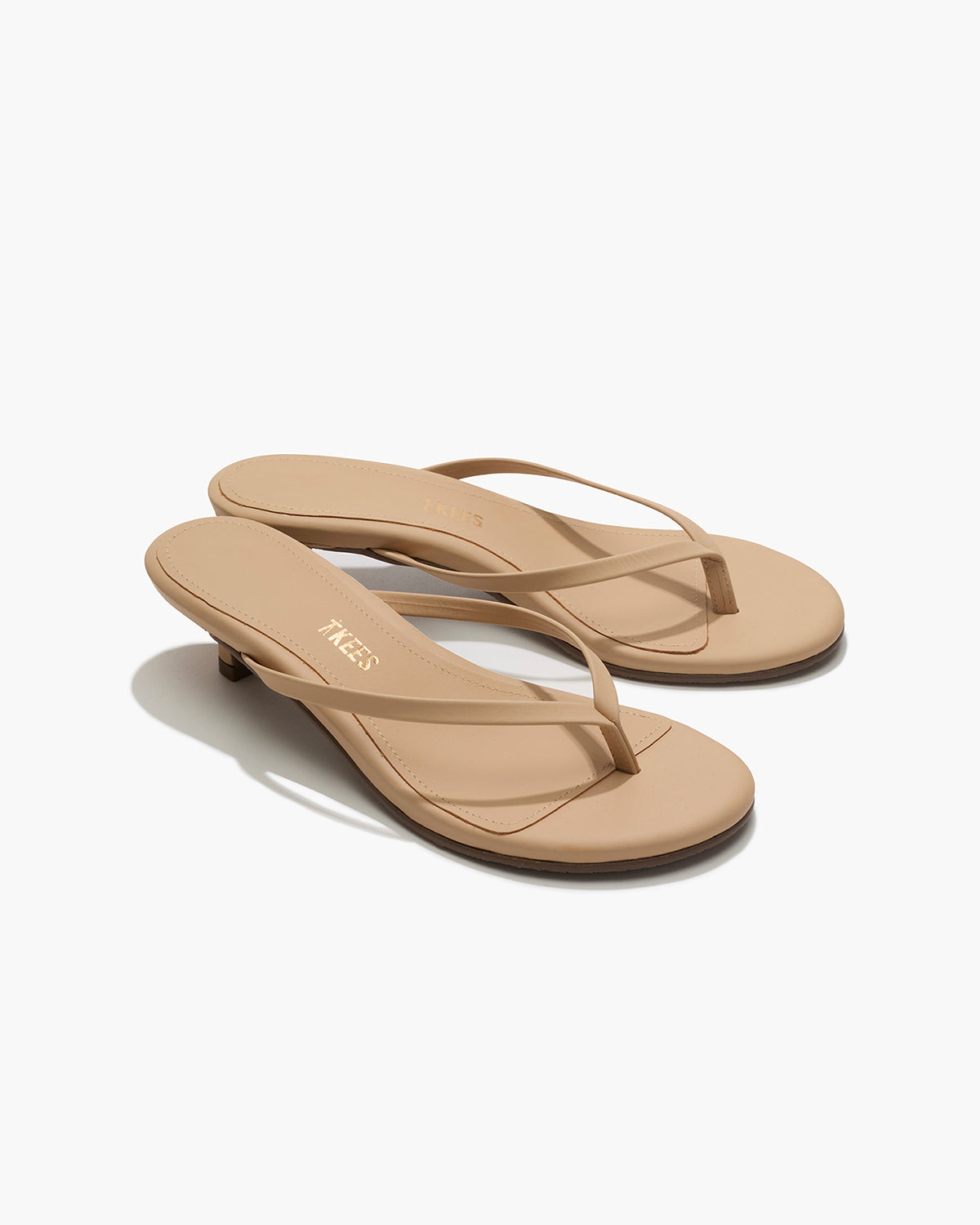 Julia Leather Flip Flops in Sunkissed | TKEES Hot Sale